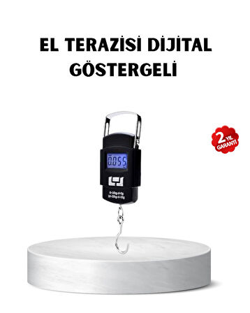 Portatif Dijital El Kantarı – Bavul, Kargo ve Paket Tartı Cihazı 50 Kg