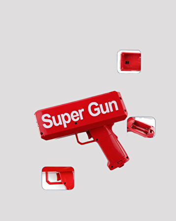 Elektrikli Money Gun Oyuncak Parti Tabancası