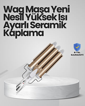 Bukle Saç Maşası – Kolay Kullanım, Sağlıklı Bukleler yüksek ısılı