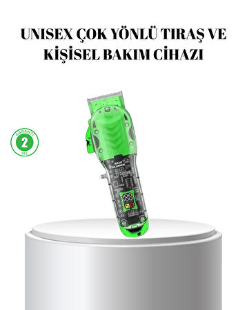 Islak ve Kuru Kullanıma Uygun Çok Amaçlı Tıraş Makinesi – 3 Başlıklı, Seyahat Tipi