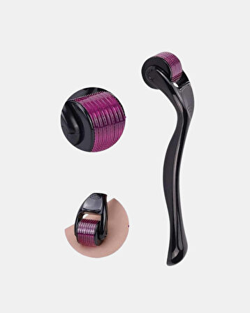 Derma Roller Titanyum İğneli Cilt Yenileyici – Akne ve Kırışıklık Karşıtı