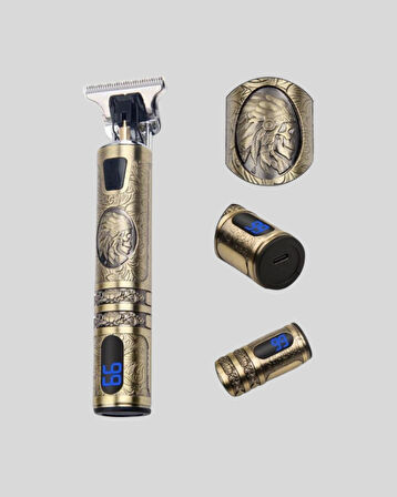 Şarjlı Kablosuz Tıraş Makinesi – 1800 mAh Batarya, Uzun Pil Ömrü, Profesyonel Sessiz Motor