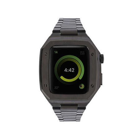 Watch 44mm Metal Petek Kasalı Kordon - Siyah