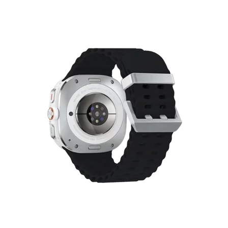 Watch 7 Ultra KR417 Rug Silikon Kordon - Siyah