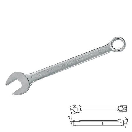 Mey İthalat® İzeltaş 0320 Kombine Anahtar 11 mm Kısa Boy