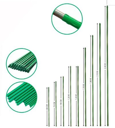 Mey İthalat® Bitki Destek ÇuBuğu 11 mm 150 cm 5 Adet