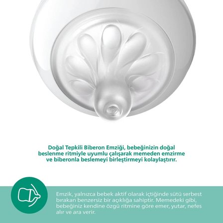 Mey İthalat®   Doğal Tepkili Natural Response Cam Biberon 120 ml 0+ Ay