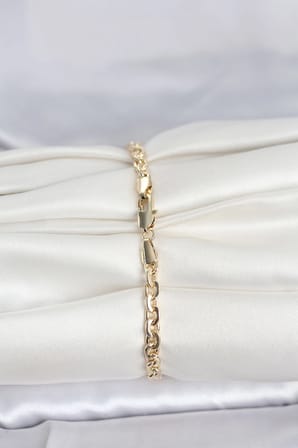 Mey İthalat® CM 14K Gold Renk Zincir Model Kadın Bileklik