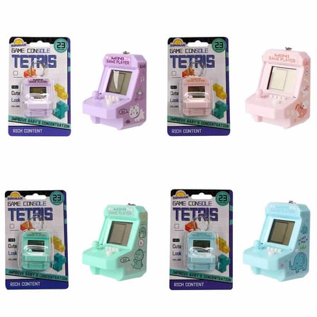 Mey İthalat®  Oyun Konsolu 23 Oyun Modlu Tetris Anahtarlık