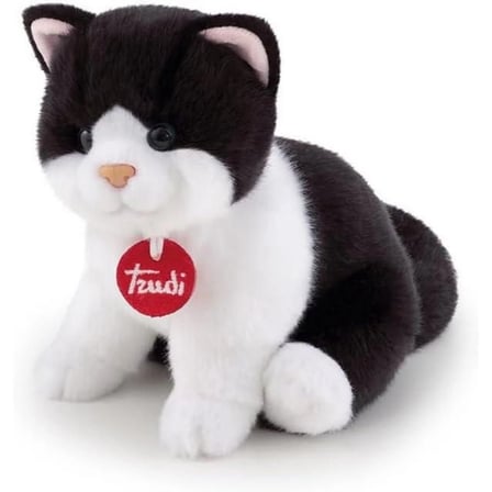 Mey İthalat® Peluş Siyah Beyaz Kedi 20 cm