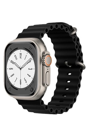 Mey İthalat®   Watch 38mm Ocean Kordon - Siyah