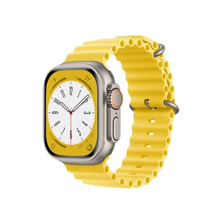 Mey İthalat®   Watch 42mm Ocean Kordon - Sarı