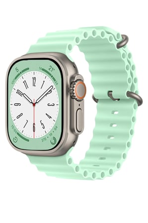 Mey İthalat®   Watch 42mm Ocean Kordon - Açık Yeşil