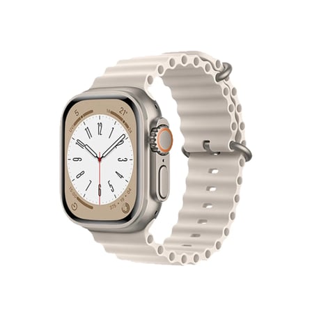 Mey İthalat®   Watch 42mm Ocean Kordon - Krem