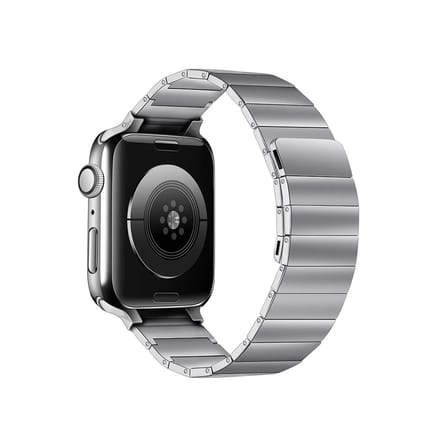 Mey İthalat®   Watch 38mm KR404 Huks Kordon - Gümüş
