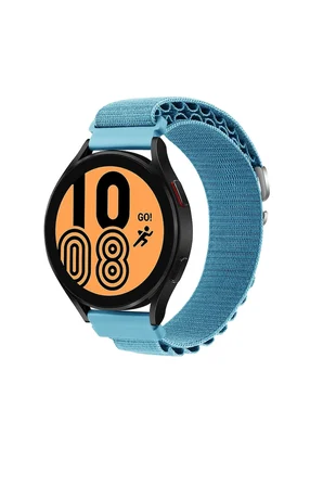 Mey İthalat®  Watch 22mm KR410 Kumaş Kordon - Mavi