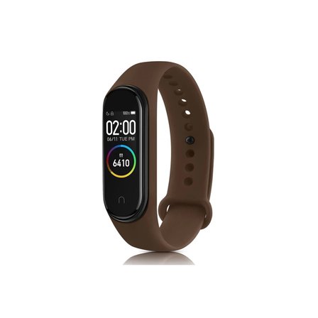 Mey İthalat®   Mi Band 4 Klasik Kordon - Kahverengi