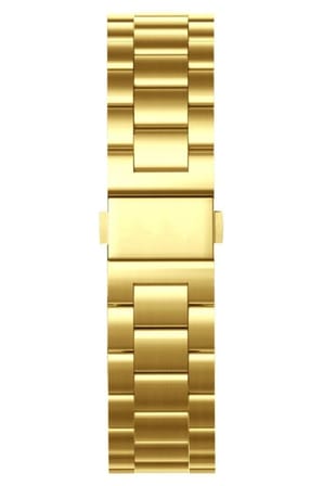 Mey İthalat®   Watch 42mm Metal Baklalı Kordon - Gold