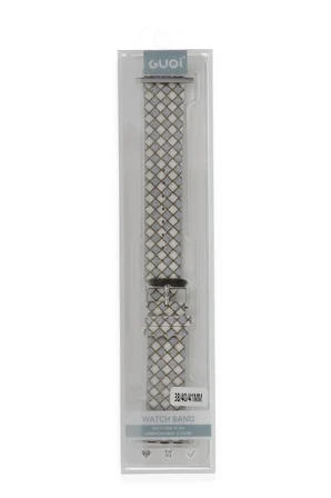Mey İthalat®   Watch 38mm Karo Motif Kordon - Lila