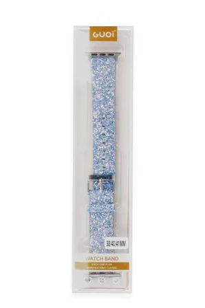 Mey İthalat®   Watch 38mm Starry Taşlı Kordon - Turkuaz