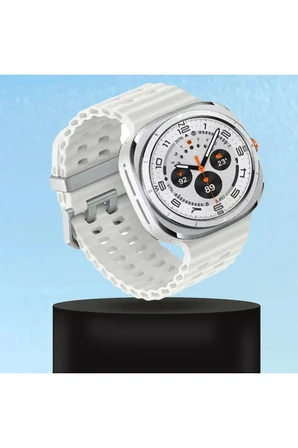 Mey İthalat®  Watch 7 Ultra KR417 Rug Silikon Kordon - Turuncu