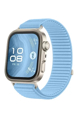 Mey İthalat®  Huawei Fit 4 Braid Kordon - Açık Mavi
