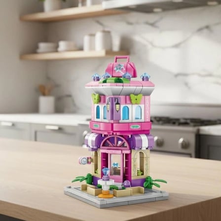 Mey İthalat® P657038 ÇANTA DÜKKANI 266 PARÇA BLOCK OYUNCAK