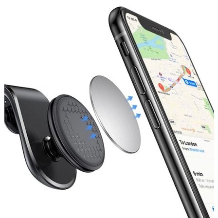 Mey İthalat® Araba Klimasına Takılan Mandallı 360 Mıknatıslı Telefon Tutucu