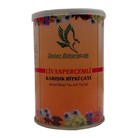 Civanperçemli sel Karışım Çay 100 Gr Teneke Kutu