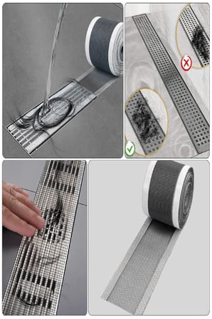 4 Metre Yapışkanlı Banyo Gider Koruyucu  Toplayıcı – Gider Böcek Koruyucu Gider Süzgeci