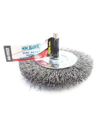 HA11133 Pimli Gri Tel Daire Fırça 75x10 mm