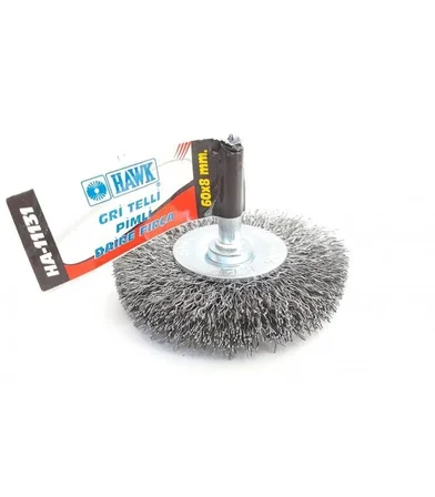 HA11131 Pimli Gri Tel Daire Fırça 60x8 mm