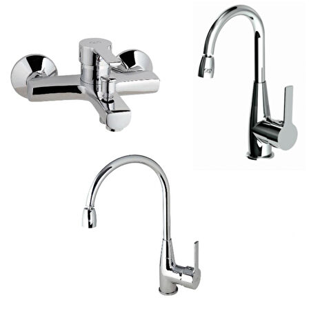 Adnoss GPD Solus Banyo Bataryası Mbb55 Lavabo Bataryası Mtl55 Eviye Bataryası Mte55