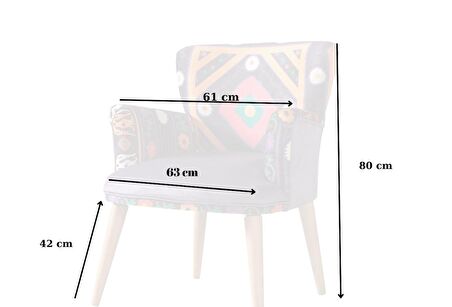 Argın Çay Seti Tekli Koltuk, Berjer, Salon, Balkon, Bahçe, Ofis