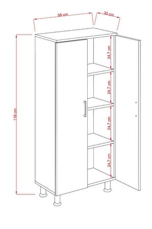 SİDE BANYO ÇOK AMAÇLI DOLAP