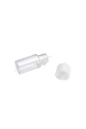 30 ml Gorilla - Pet Damlalık Şişe - Likit - Şeffaf - Şeffaf Kilit Kapak - Boş Şişe 10 - Adet