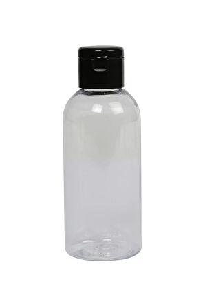 150 Ml-fliptop - Siyah Kapaklı - Dezenfektan - Kolonya - Likit -10 Adet