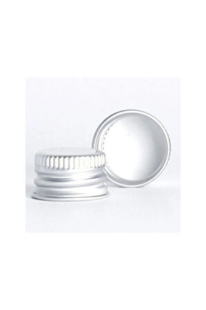 10 Adet Şeffaf Cam Shot Şişesi Sızdırmaz Silver Metal Kapaklı Koku Süs ÇokAmaçlı 50ml
