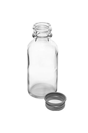 50 ml Metal Kapaklı Hediyelik Shot Şişesi 50 Cc Kolonya Koku Süs Küçük Cam Şişe 6 Adet