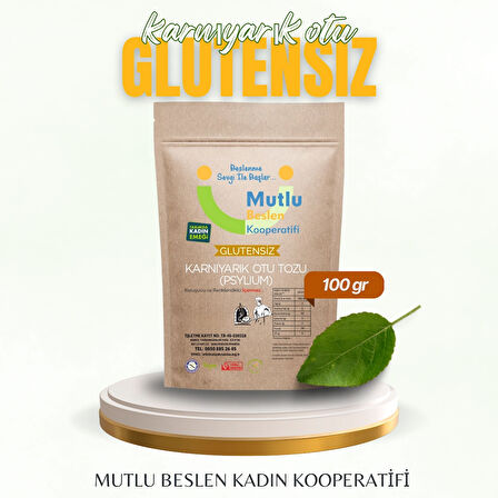 KARNIYARIK OTU TOZU (Psyllium) GLUTENSİZ - 100 gr