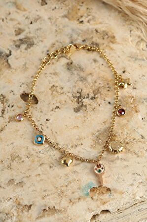 14 Ayar Charmlı Günlük Bileklik