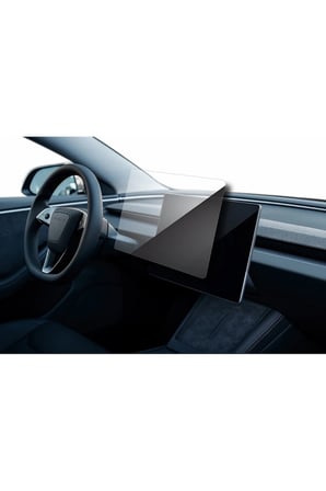 Tesla Model Y Juniper Uyumlu 2025 Model 15.4 inç Audio Multiemdya MAT Görünüm 9H Nano Ekran Koruyucu MAT