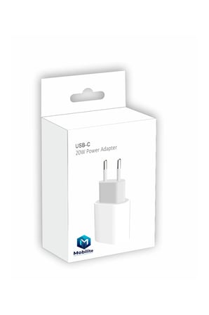 iPhone Xr Uyumlu 20W Gerçek Güç PD Type-C Çıkışlı Hızlı Şarj Tek Adaptör