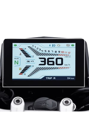 RKS Srk 125 / Srk 400 RR /  Srk 550 / Reale 125 Dijital Gösterge Uyumlu 9H Nano Ekran Koruyucu