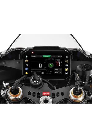 Aprilia RSV4 Factory Uyumlu 2025 2026 Model Dijital Gösterge Panel 9H Nano Ekran Koruyucu