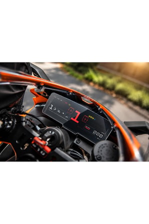 Mobilite KTM 990 RC R Uyumlu 2026 Model 8.8 inç Dijital Gösterge Panel 9H Nano Ekran Koruyucu