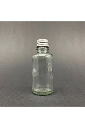 30 Ml Cam Metal Kapak Kolonya Losyon Boş Şişe 20 Adet