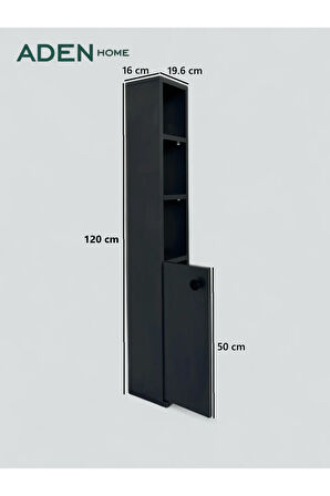 WC Klozet Rafı, Tuvalet Kağıtlığı, %100 MDF Banyo Düzenleyici Raf, Banyo Lavabo Dolabı, WC Kağıtlık