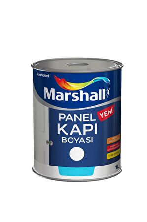 MARSHALL SU BAZLI PANEL KAPI BOYASI 1 LT BW BAZ BEYAZ