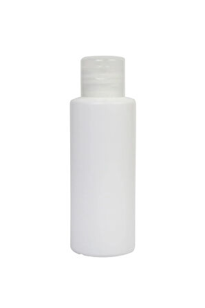 100 Ml - Şeffaf - Fliptop Kapaklı -dezenfektan - Kolonya - Likit - 10 Adet
